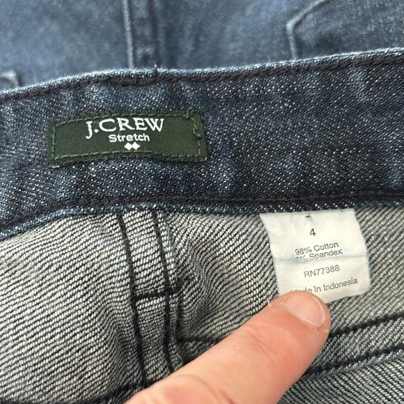 J. Crew women’s blue matchstick jean shorts size 4 - Picture 7 of 8